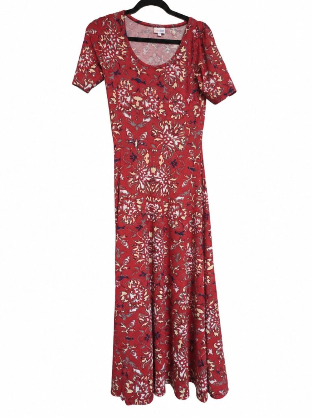 LuLaRoe Red Floral Maxi Dress - Size M